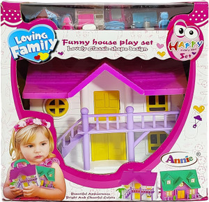 chalsi Loving Family Doll House Set for Girls Boy Playhouse Toys