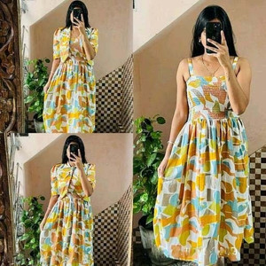 TIARA WORLD Women A line Multicolor Dress Buy TIARA WORLD Women A line Multicolor Dress Online at Best Prices in India Flipkart