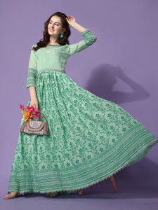 Cotton maxi dress flipkart 2025