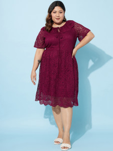 ATHENA Women Fit and Flare Maroon Dress Buy ATHENA Women Fit and Flare Maroon Dress Online at Best Prices in India Flipkart