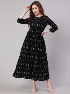 Black shop kurti flipkart