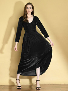 Raabta fashion discount black long dress
