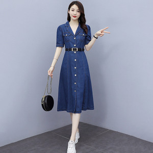 Denim best sale dress flipkart