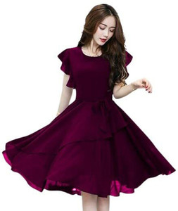 Short frock 2025 in black colour