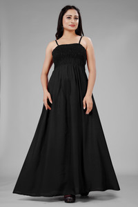 APROACH COLLECTION Women Maxi Black Dress Buy APROACH COLLECTION Women Maxi Black Dress Online at Best Prices in India Flipkart