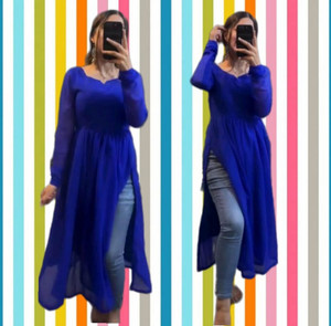 Long kurti with hotsell jeans flipkart