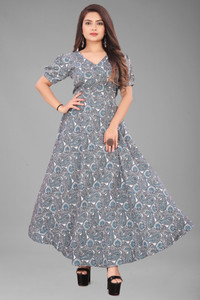 Buy OZEX Women A line Multicolor Dress Online at Best Prices in India Flipkart