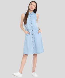 Denim top dress flipkart