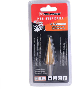 Khadija XtraPower Hi Speed HSS Titanium Step drill bit 4 20MM