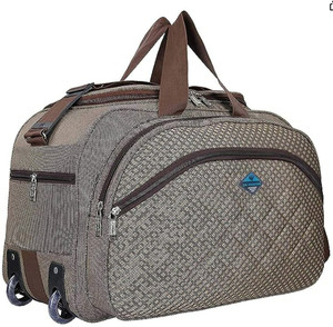 RASHM Duffel Bag 108 Duffel With Wheels Strolley Brown Price