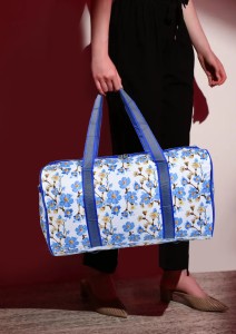 Blue fish Hand Duffle Bag Duffel Without Wheels Blue - Price in
