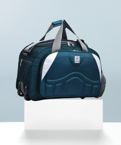 Inte Enterprises Expandable travel luggage duffel bag Duffel With Wheels Strolley peacock Price in India Flipkart