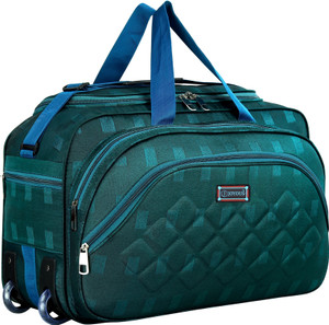 Joyous Expandable Travel duffel bag Duffel With Wheels Strolley GREEN Price in India Flipkart