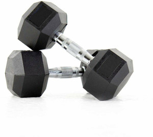 LCARNO Pair of 10kg Hexa Dumbbells Set Fitness Heavy Duty Solid Cast Iron and Rubber Fixed Weight Dumbbell Buy LCARNO Pair of 10kg Hexa Dumbbells Set Fitness Heavy Duty Solid Cast
