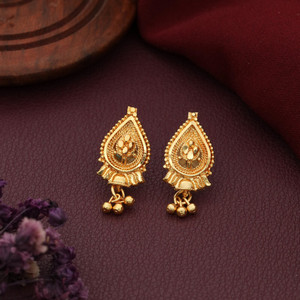 Flipkart Buy YANA JEWELLRY 1 GRAM GOLD PLATED FANCY STUD EARRINGS. SCREW BACK DELICATE DAILY WEARABLE. Brass Stud Earring Online at Best Prices in India