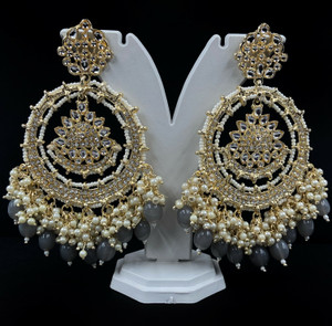 Buy Raarlie Golden Artificial Bulbul Heavy Oversized Chandbali Earring for Ladies Girls Beads Brass Chandbali Earring Online at Best Prices in India Flipkart