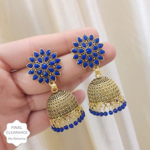 Blue earrings flipkart discount