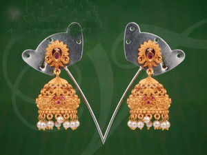 Vadaamalar jhumkas best sale