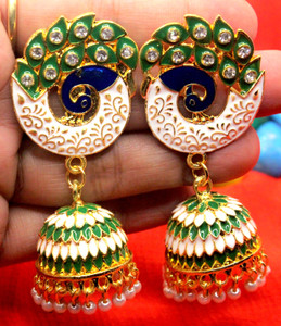 Peacock earrings flipkart hotsell