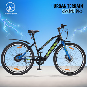 Urban Terrain Bolton For Men Women Ages 15 Range 35 km Battery Cycles 27.5 inches Single Speed Lithium ion Li ion Electric Cycle Price in India Buy Urban Terrain Bolton For Men Women Ages 15 Range 35 ...