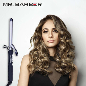 Mr. Barber Curl On Curling Tong 28mm Ceramic Infused Barrel Hair Curling Tong Electric Hair Curler Price in India Buy Mr. Barber Curl On Curling Tong 28mm Ceramic Infused Barrel Hair