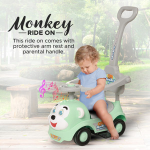 Dash 3in1 Ride on Push Car Musical ride on car for kids with