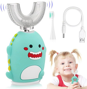 HANNEA Ultrasonic U Shape Electric Toothbrush for Kids 5 7 Years