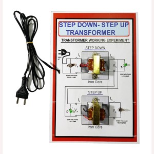 MELODY's Step Down (Iron Core) Transformer Working Experiment Physics  Project.