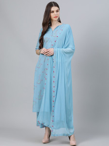 LIBAS Women Kurta and Palazzo Set