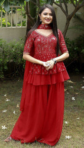 FASHION BASKET Women Sharara Dupatta Set Buy FASHION BASKET Women Sharara Dupatta Set Online at Best Prices in India Flipkart