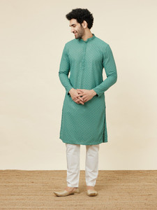 Manyavar kurta sales pajama cotton
