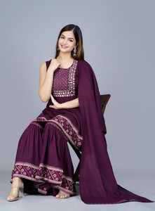 Sharara suits on flipkart clearance