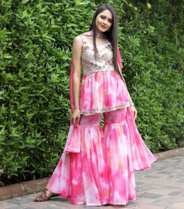 Buy ETHNIC DESIRE Women Kurta Sharara Set Online at Best Prices in India Flipkart