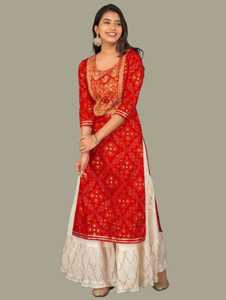 rajasthankurti Women Kurta Sharara Set Buy rajasthankurti Women