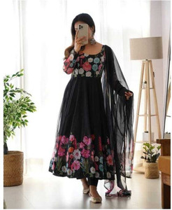 TRIMBIKA Floral Print Anarkali Kurta Bottom Dupatta Set Buy TRIMBIKA Floral Print Anarkali Kurta Bottom Dupatta Set Online at Best Prices in India Flipkart