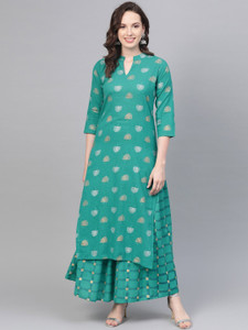 BoutiQO Women Kurta and Palazzo Set  Buy BoutiQO Women Kurta and Palazzo  Set Online at Best Prices in India  Flipkartcom