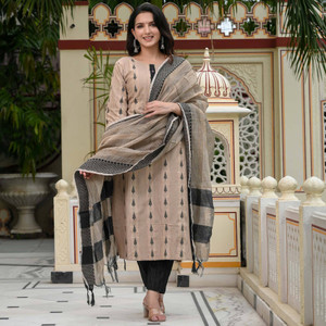 Peachmode Women Kurta Trouser Dupatta Set Buy Peachmode Women