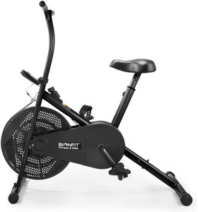BIONFIT Air Bike Exercise Cycle for Home Gym Workout with Fixed