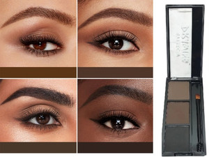 Filling in eyebrows with powder store