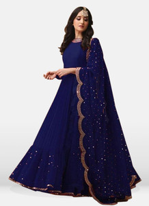 Fashionuma Georgette Embroidered Gown Anarkali Kurta Bottom Material Price in India Buy Fashionuma Georgette Embroidered Gown Anarkali Kurta Bottom Material online at Flipkart