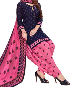 THIRA Crepe Printed Salwar Suit Material Price in India Buy