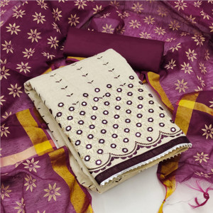 Reeta Fashion Khadi Cotton Embellished Salwar Suit Material Price in India Buy Reeta Fashion Khadi Cotton Embellished Salwar Suit Material online at Flipkart