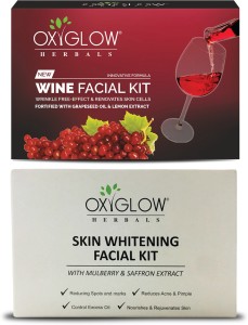 oxy glow herbals Wine Facial Kit 53 Gm Skin Whitening Facial Kit