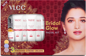 Bridal Glow Facial Kit | HA, Niacinamide, Vitamin C & Tint Illuminators