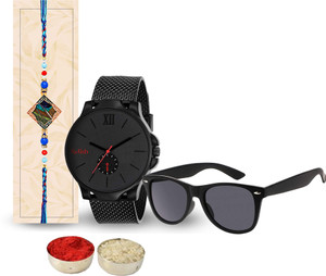 Relish Raksha Bandhan Rakhi Brother Gift Combo Watch Sunglasses Rakhi Hamper Bhaiya Paper Gift Box Price in India Buy Relish Raksha Bandhan Rakhi Brother Gift Combo Watch Sunglasses Rakhi Hamper Bhaiy...