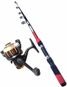 Styleicone Fishing Rod with Spinning Reel YF 203 213 CM Telescopic