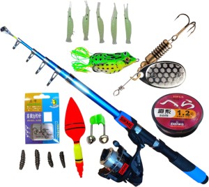 Sikme 7-Foot Fishing Combo: Powerful Rod, Reel, and Kit for Every Angler!  Blue Fishing Rod Price in India - Buy Sikme 7-Foot Fishing Combo: Powerful  Rod, Reel, and Kit for Every Angler!