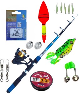 Old fish and reel full set with fishing frog set Fishing rod 210 Blue Fishing  Rod Price in India - Buy Old fish and reel full set with fishing frog set Fishing  rod 210 Blue Fishing Rod online at