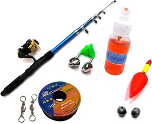 Brighht 2.1m Telescopic Fiberglass Rod Spinning Fishing Reel With Spray 7ft Fishing  Pole Rod Multicolor Fishing Rod Price in India - Buy Brighht 2.1m  Telescopic Fiberglass Rod Spinning Fishing Reel With Spray