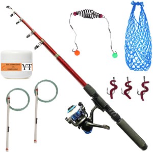 Wish Hunt Fishing Rod Reel Combo (6ft) Multicolor Fishing Rod